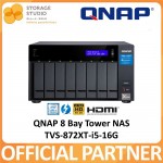 QNAP 8 BAY NAS TVS-872XT-i5-16G. TVS-872XT. Singapore Local 2 Years Warranty